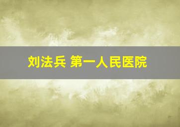 刘法兵 第一人民医院